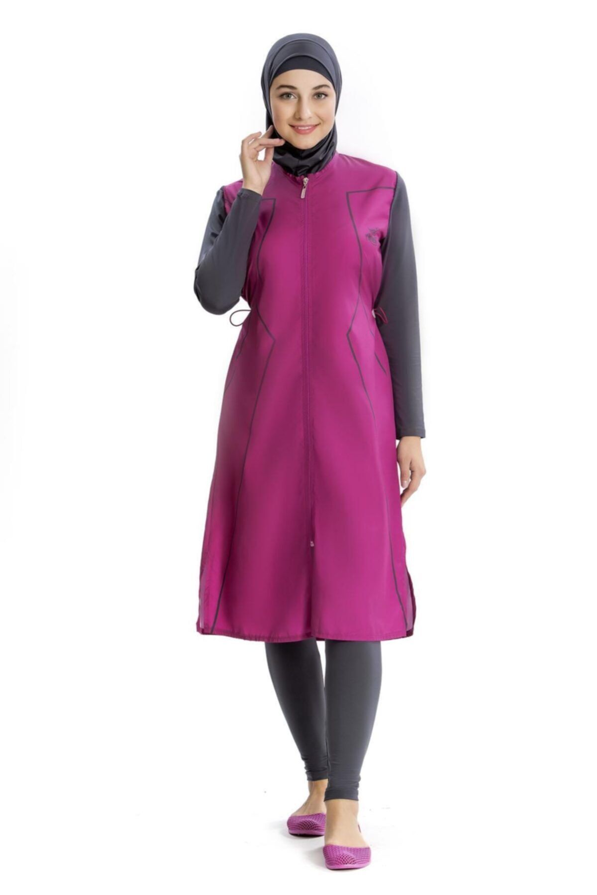 Armes Kadın Pembe Tam Tesettür Mayo 8253 46