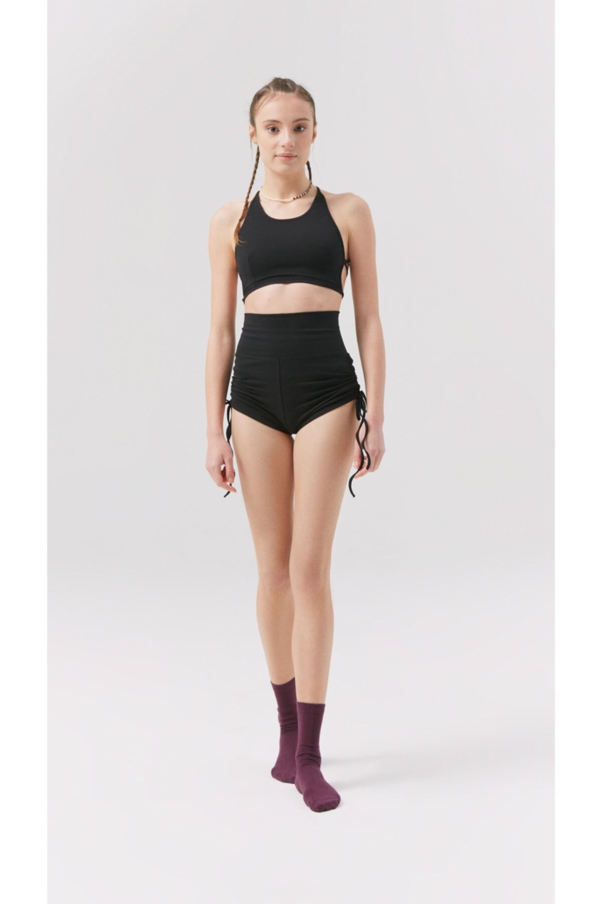 IAMLOVEIN Shırrıng Shorts - Black