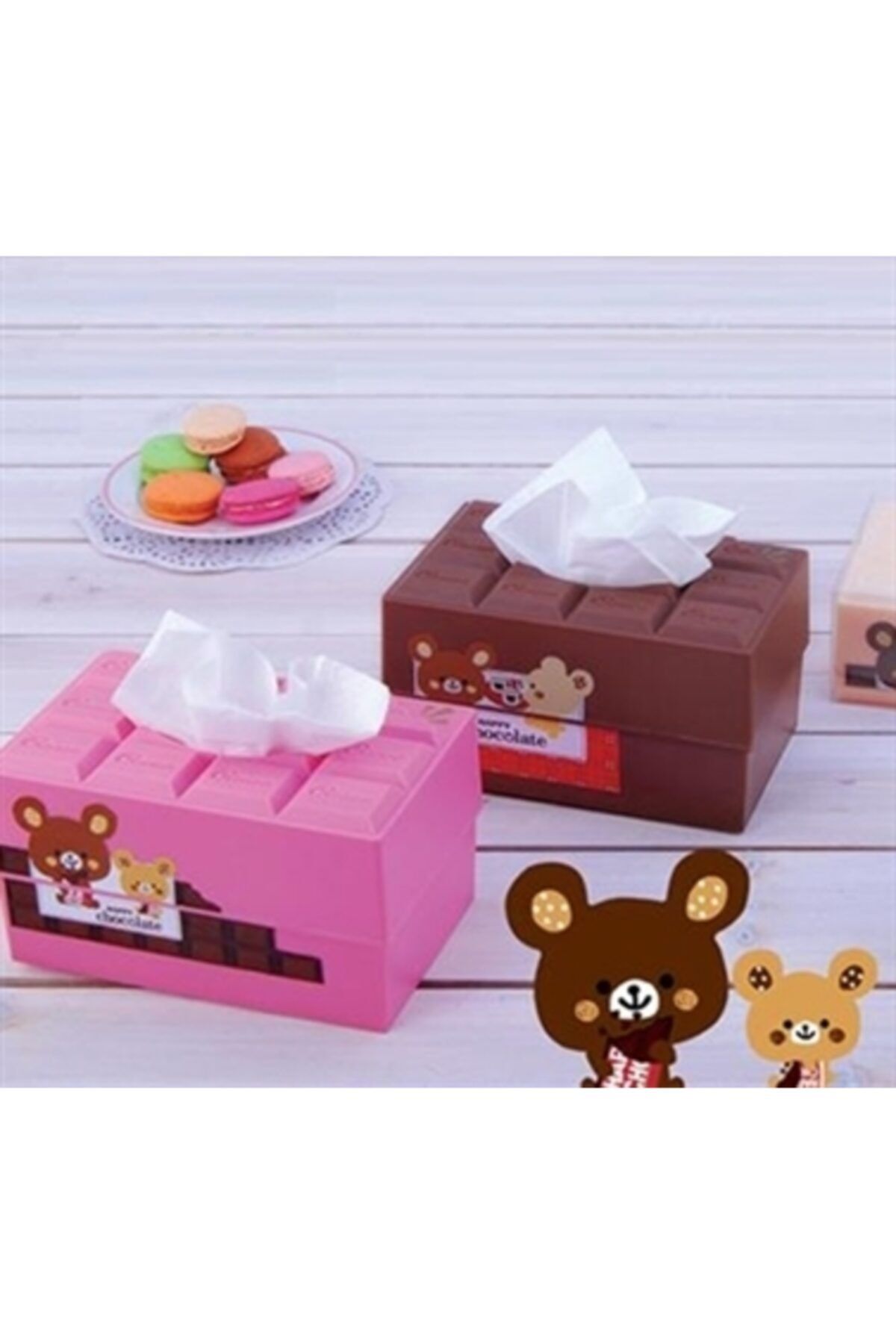 yakpen Çikolata Severlere Peçetelik - Selpaklık -dekoratif -hediyelik - Tissue Box -