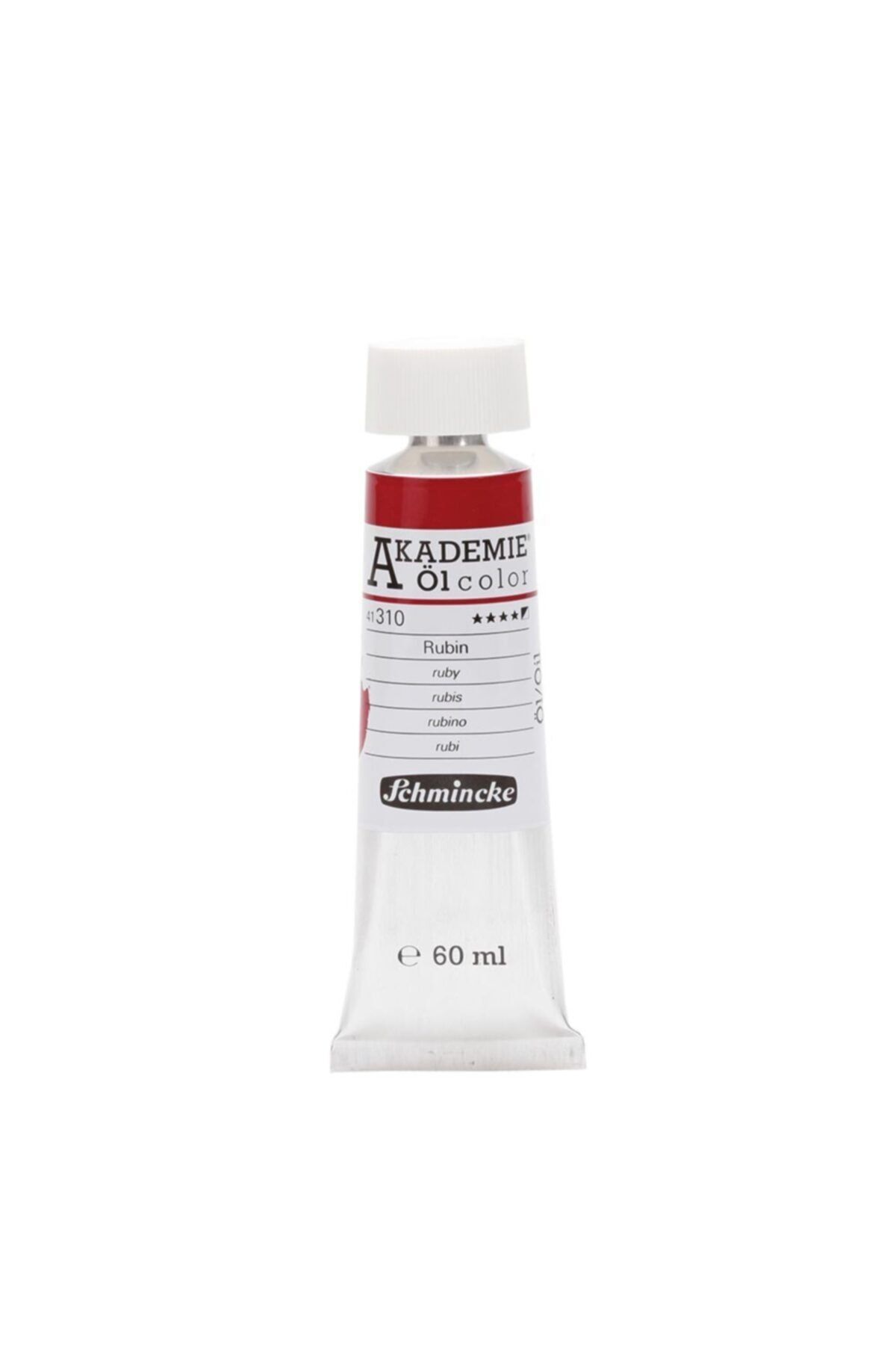 Schmincke : Akademie Öl Color : Yağlı Boya : 60 Ml : Seri 1 : 310 Ruby