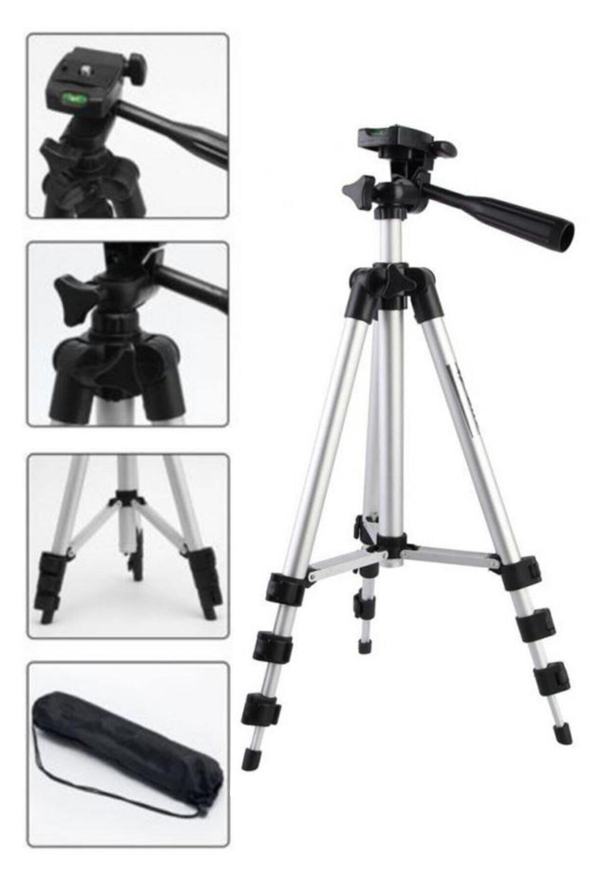 rennway Buffer 360 Derece Ayarlanabilir Katlanabilir Profesyonel Çekime Uygun Ayaklı Tripod 150 cm