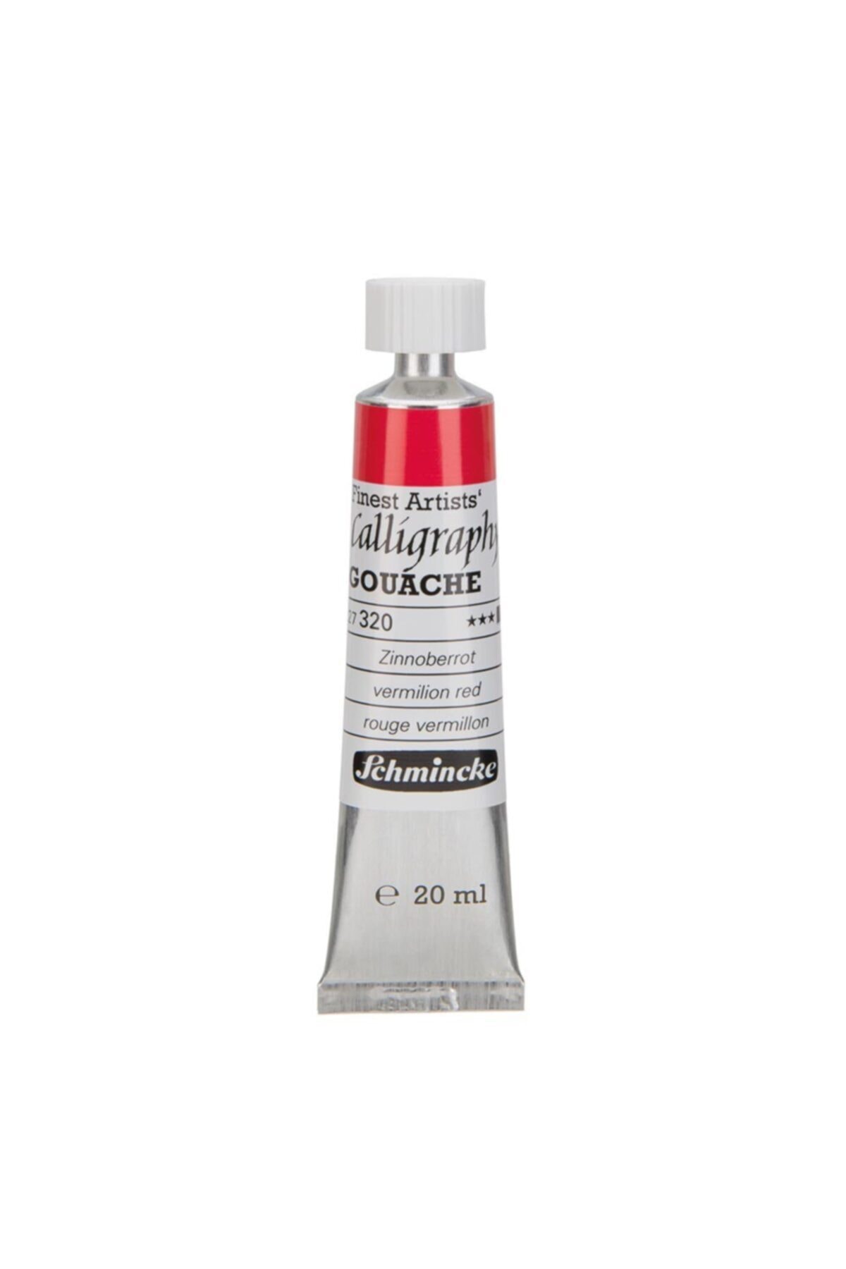 Schmincke Calligraphy Gouache Artist Tüp Guaj Boya 20 ml 320 Vermillion Red