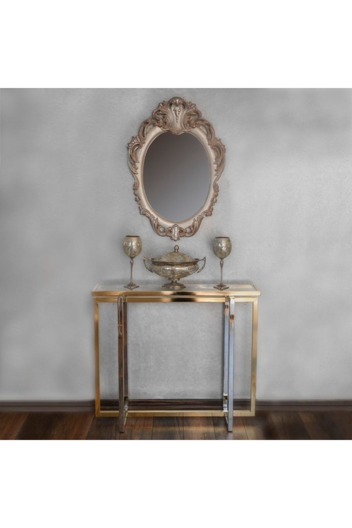 Onurdesign Metal Crom Gold Kaplama Dresuar