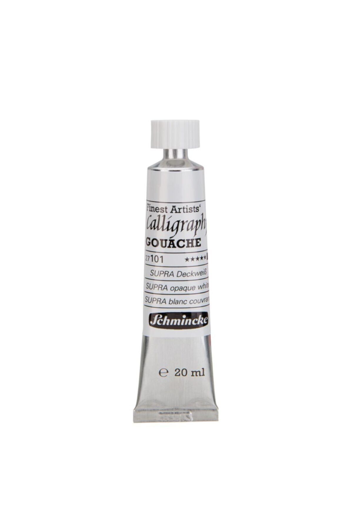 Schmincke Gouache : Artist Tüp Guaj Boya : 20 Ml : 101 Supra Opaque White