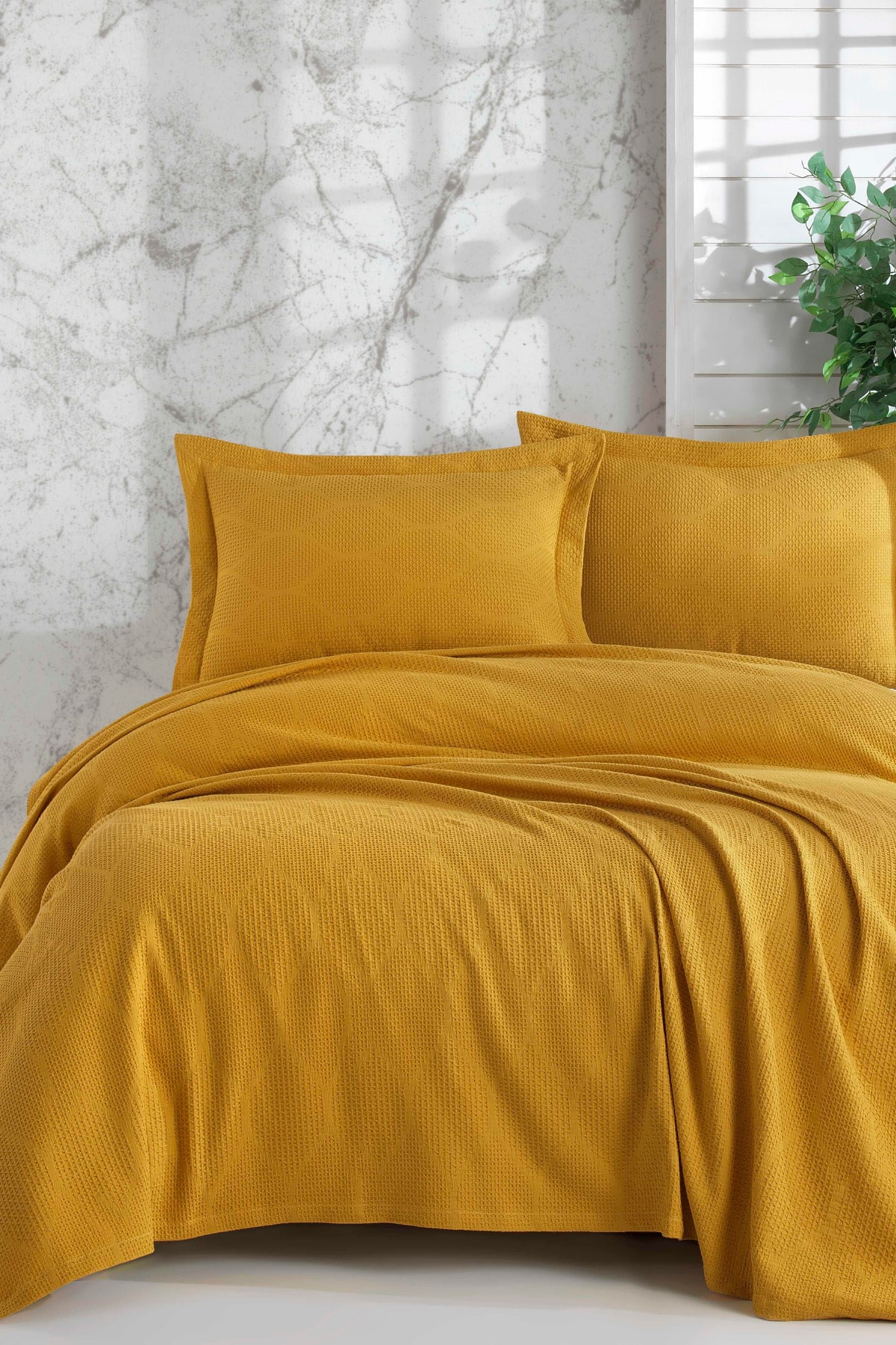 saheser hardal vera cift kisilik pike takimi fiyati yorumlari trendyol