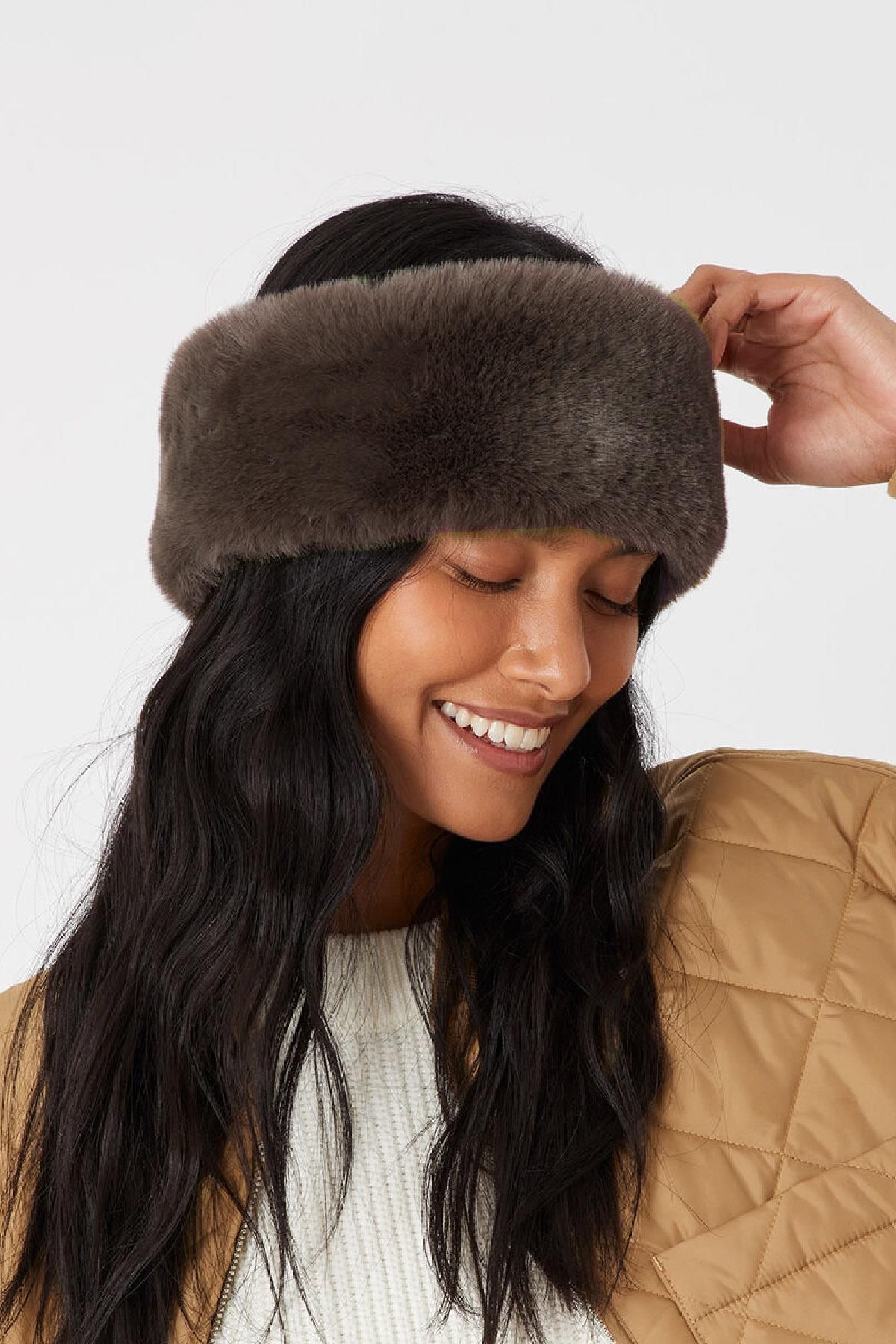 Womens faux fur trapper hat new arrivals