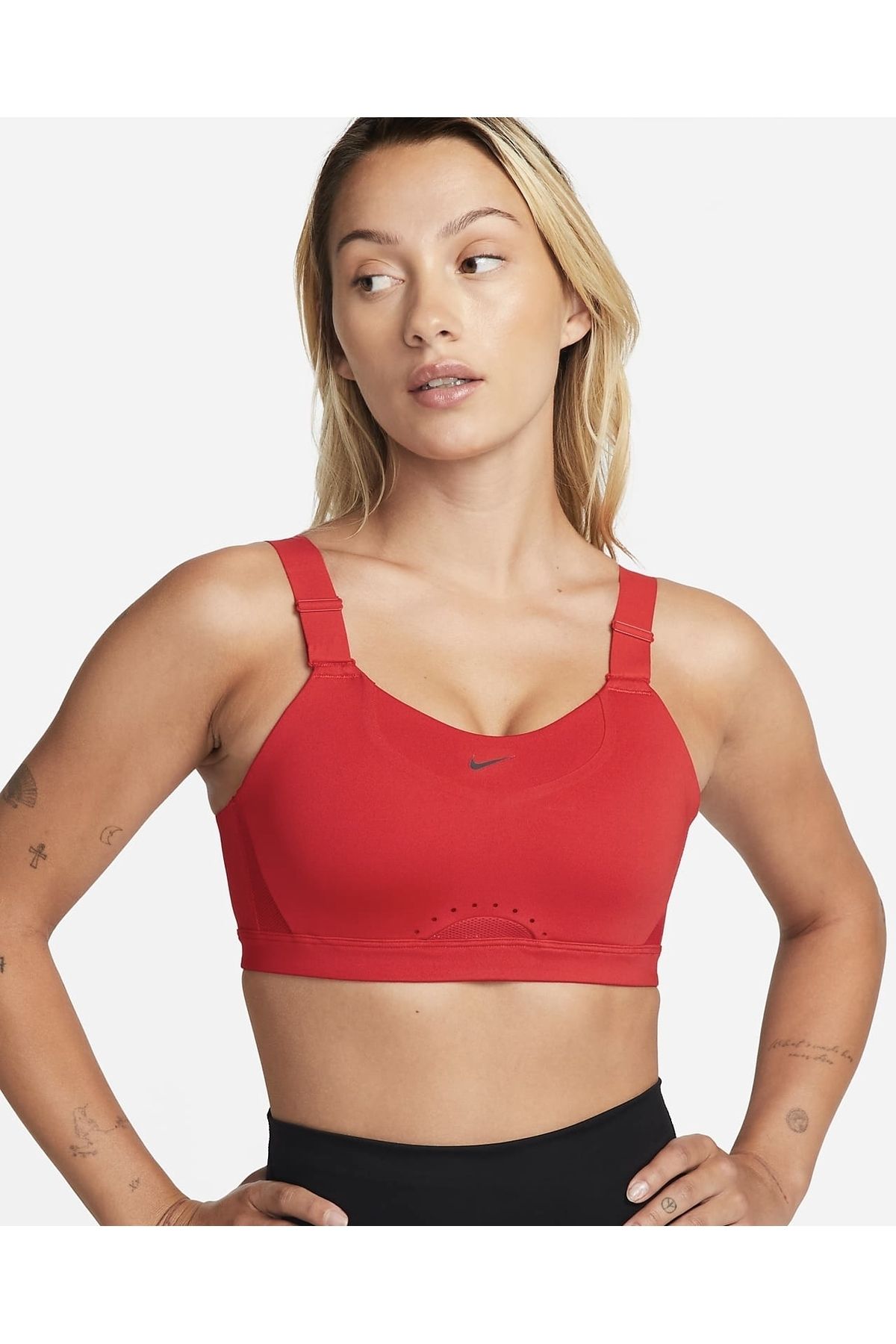 Buy Nike Red Dri-FIT Alpha High Support Padded Sports Bra from