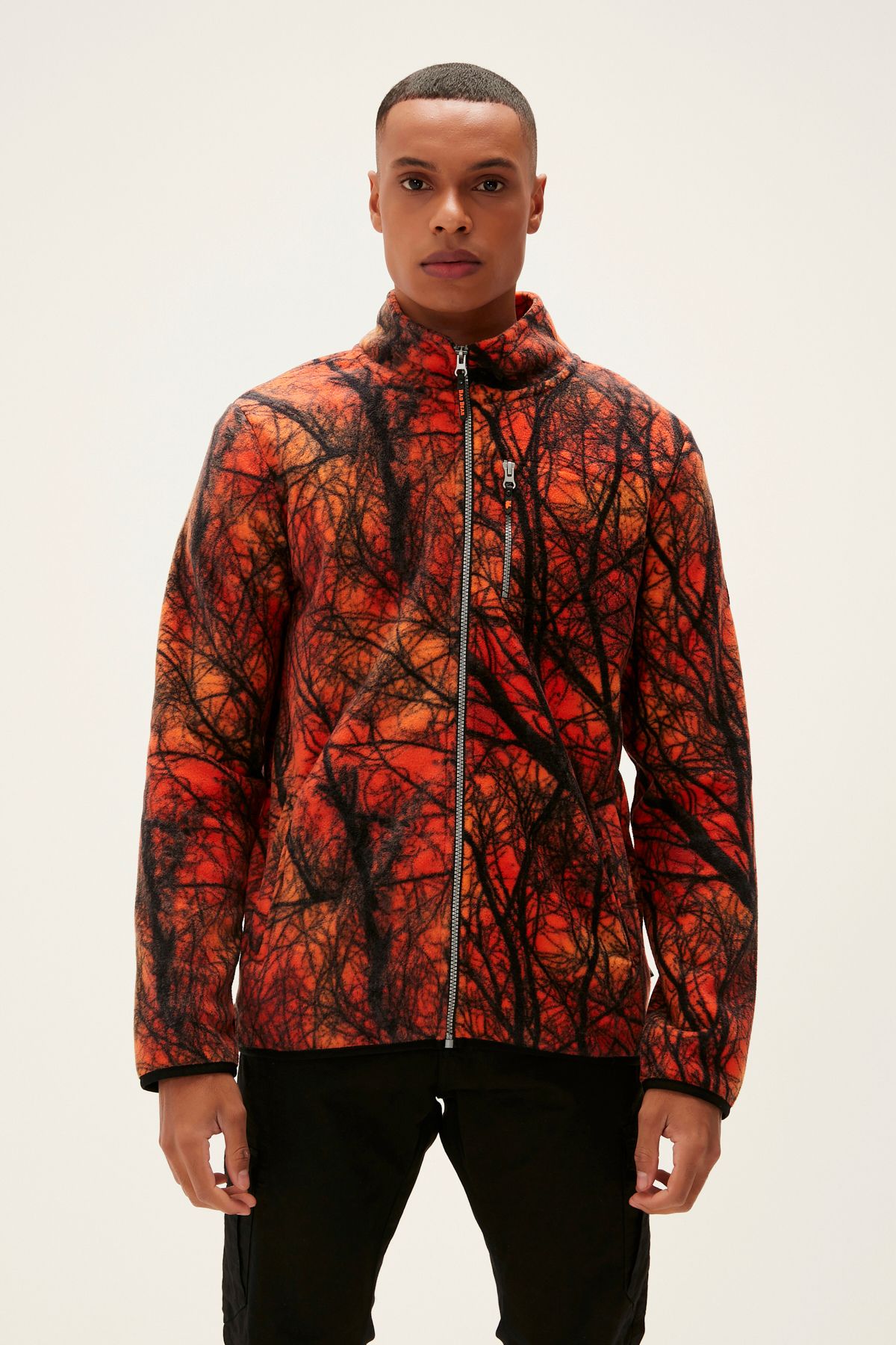 Blaze orange fleece cheap jacket