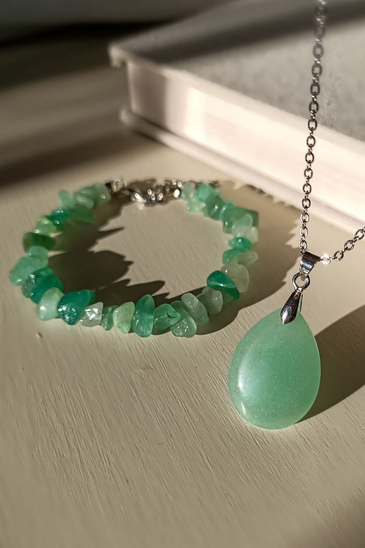 Lucky stone necklace hot sale
