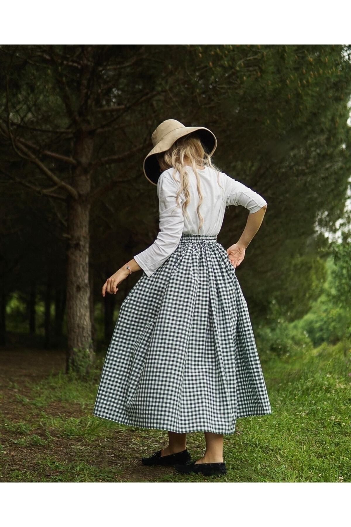 Dark green skirt and top hotsell
