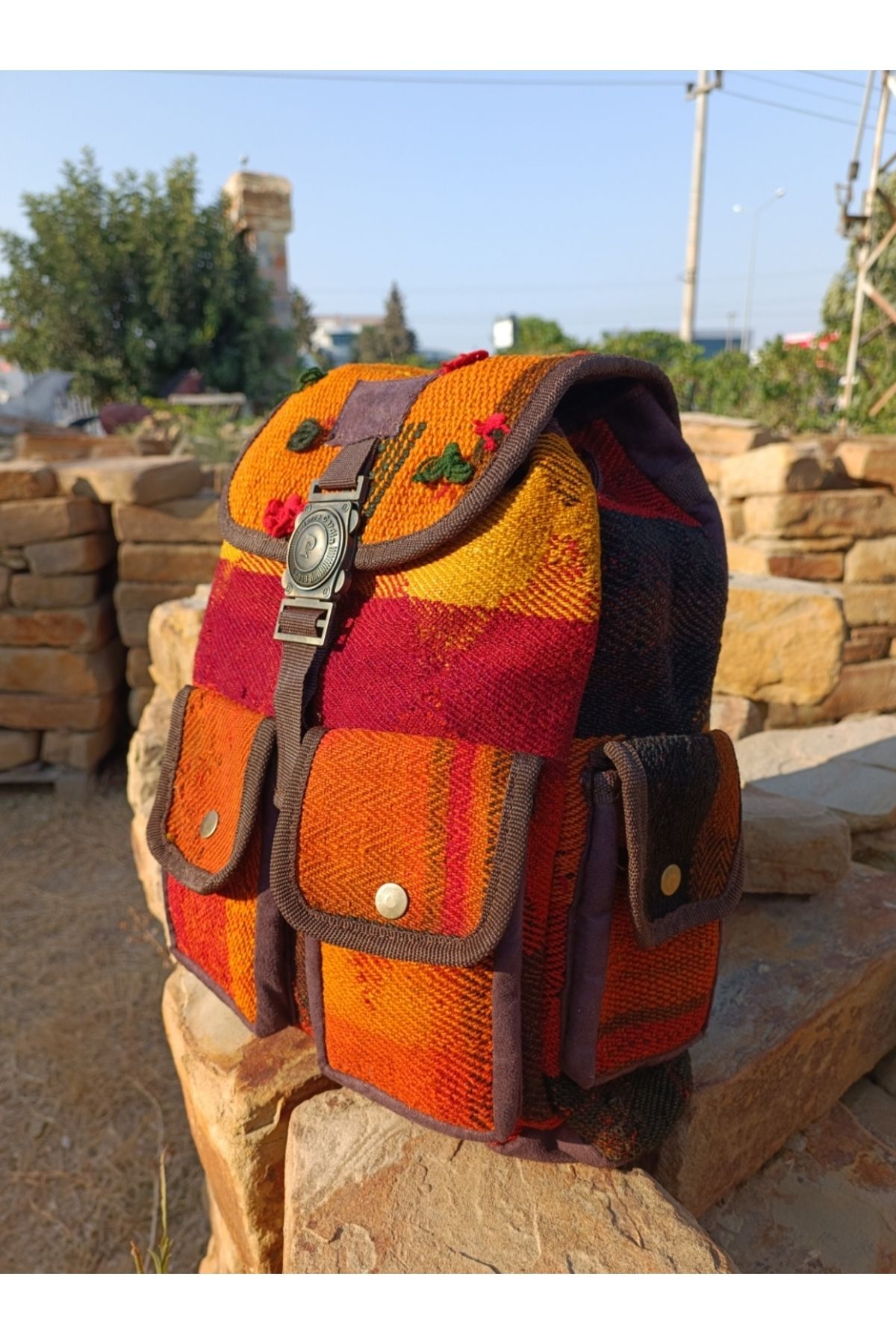 Kilim backpack deals