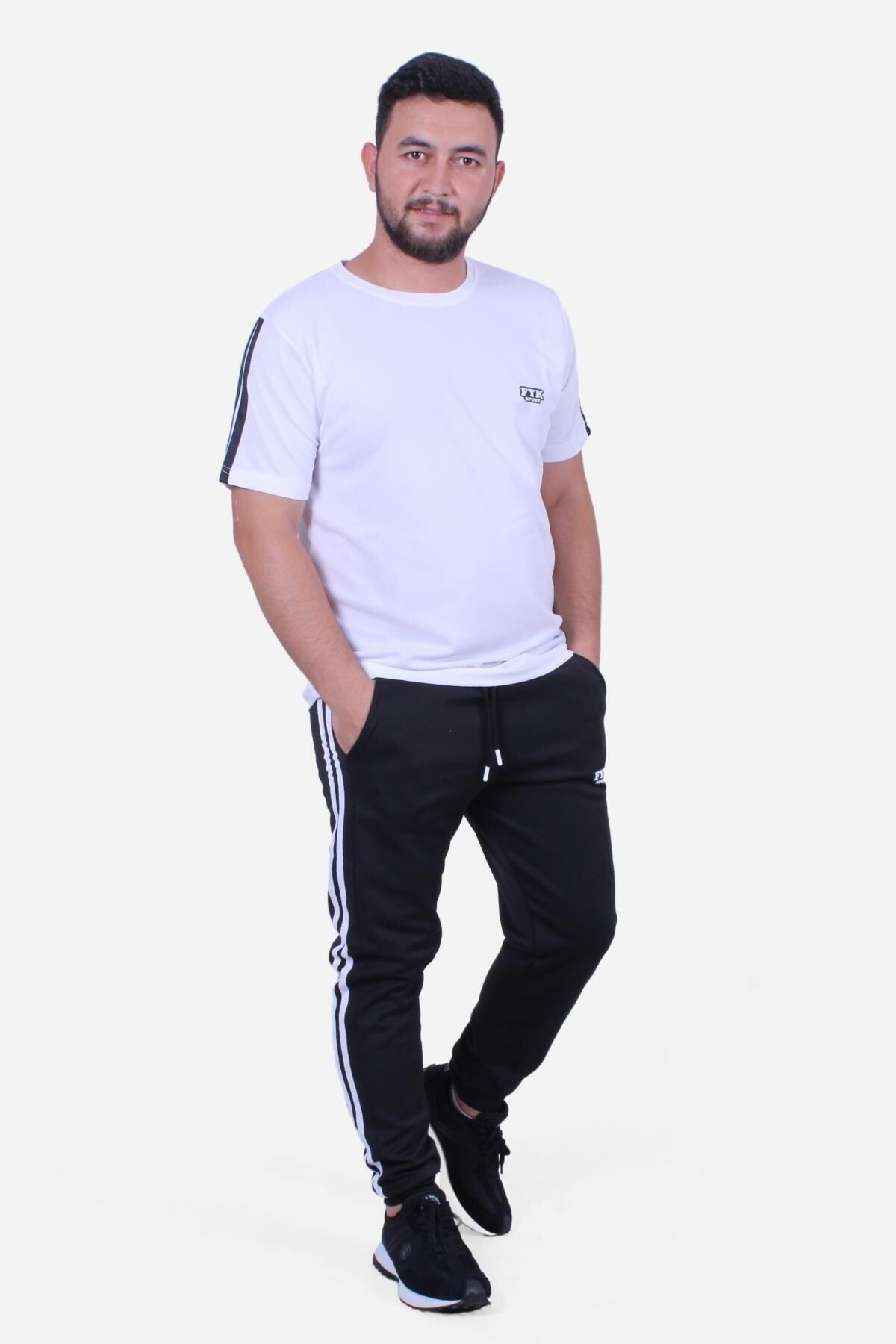 FYK COLLECT ON S M L XL XXL MEN S TRACKSUIT WITH LINE DETAILED
