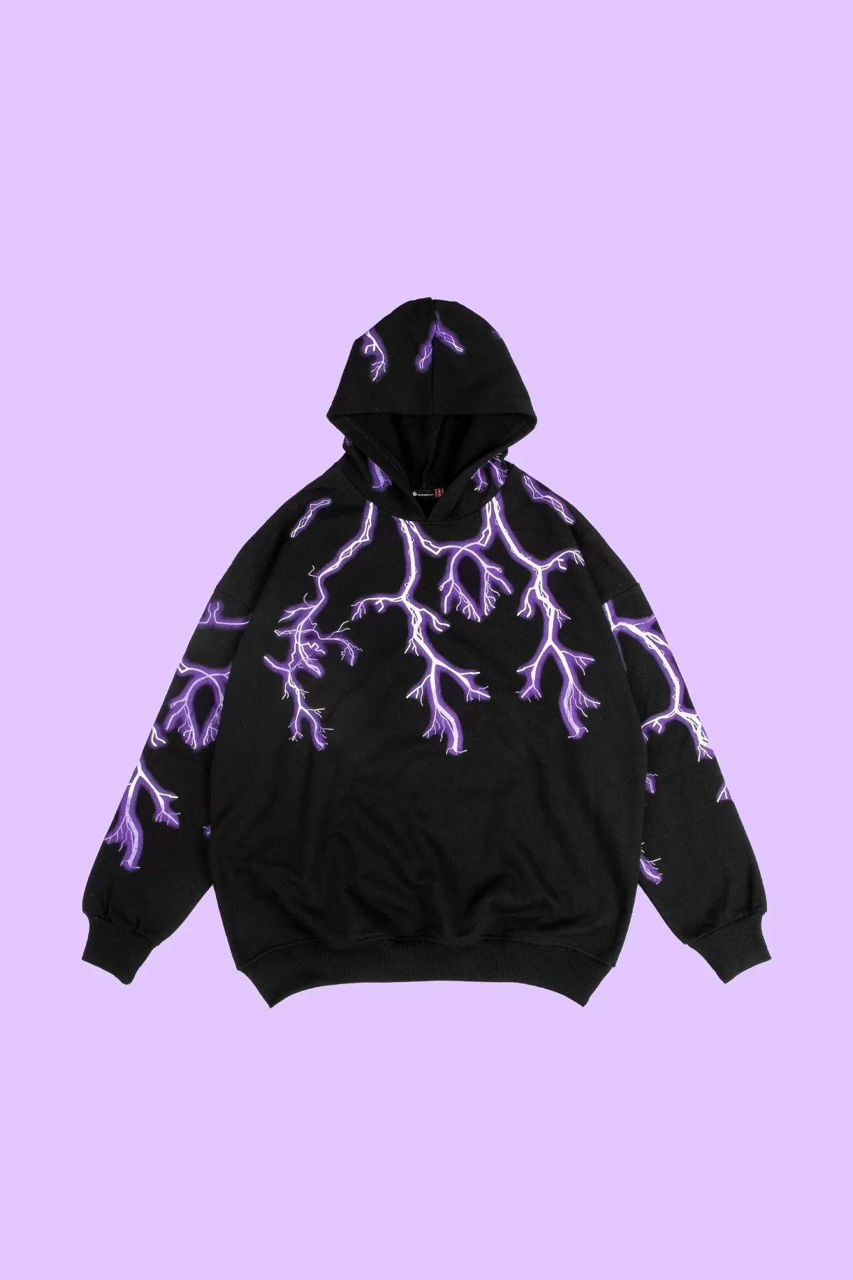 Black lightning hoodie sales