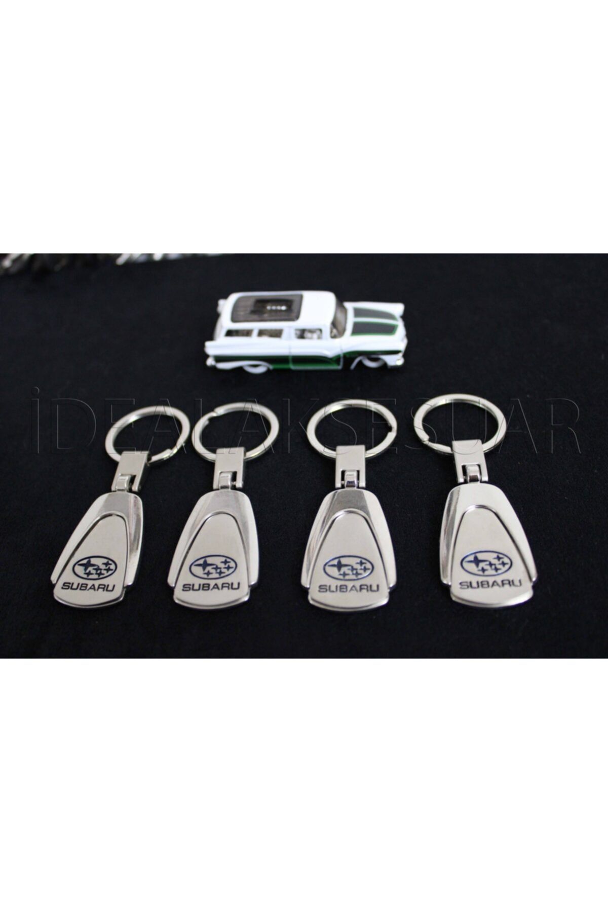 idealaksesuar Subaru Metal Oval Keychain Stylish Quality Accessory