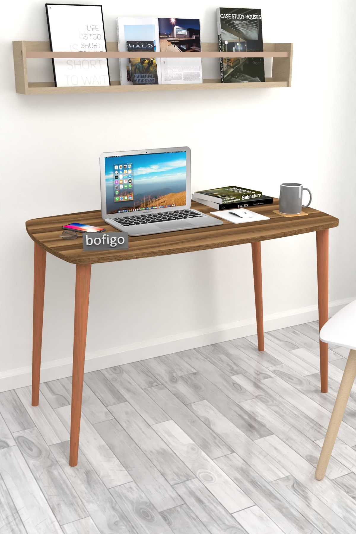 bofigo 60x105 cm calisma masasi bilgisayar masasi ofis ders yemek masasi ceviz fiyati yorumlari trendyol