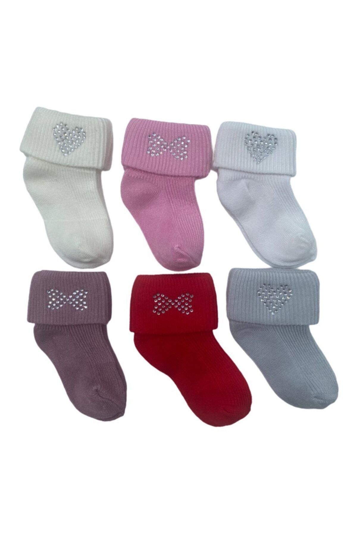 belyy socks yenidogan bebek corap 6 li bambu tasli desenli corap fiyati yorumlari trendyol