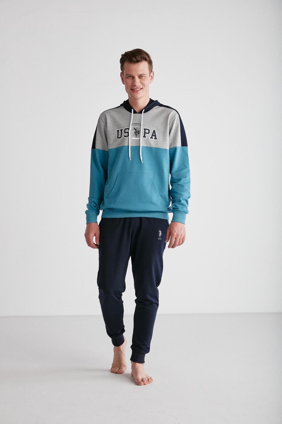 Polo sweatshirt clearance and sweatpants set