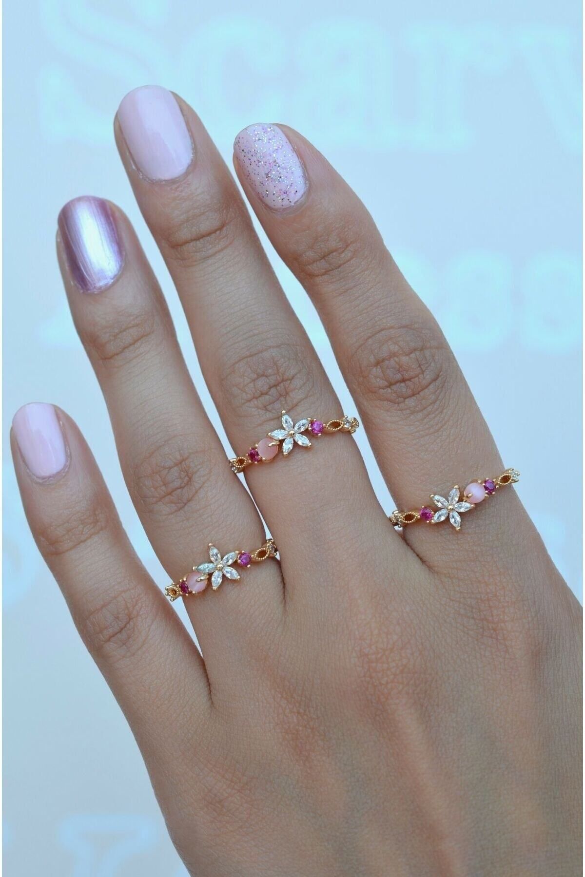 Dainty hotsell flower ring