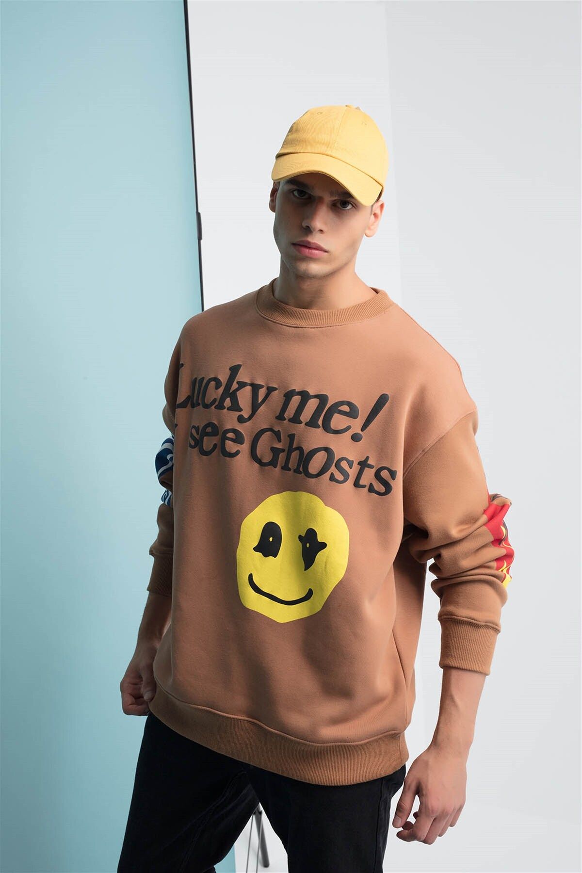 Kanye west sweatshirt lucky sales me i see ghosts