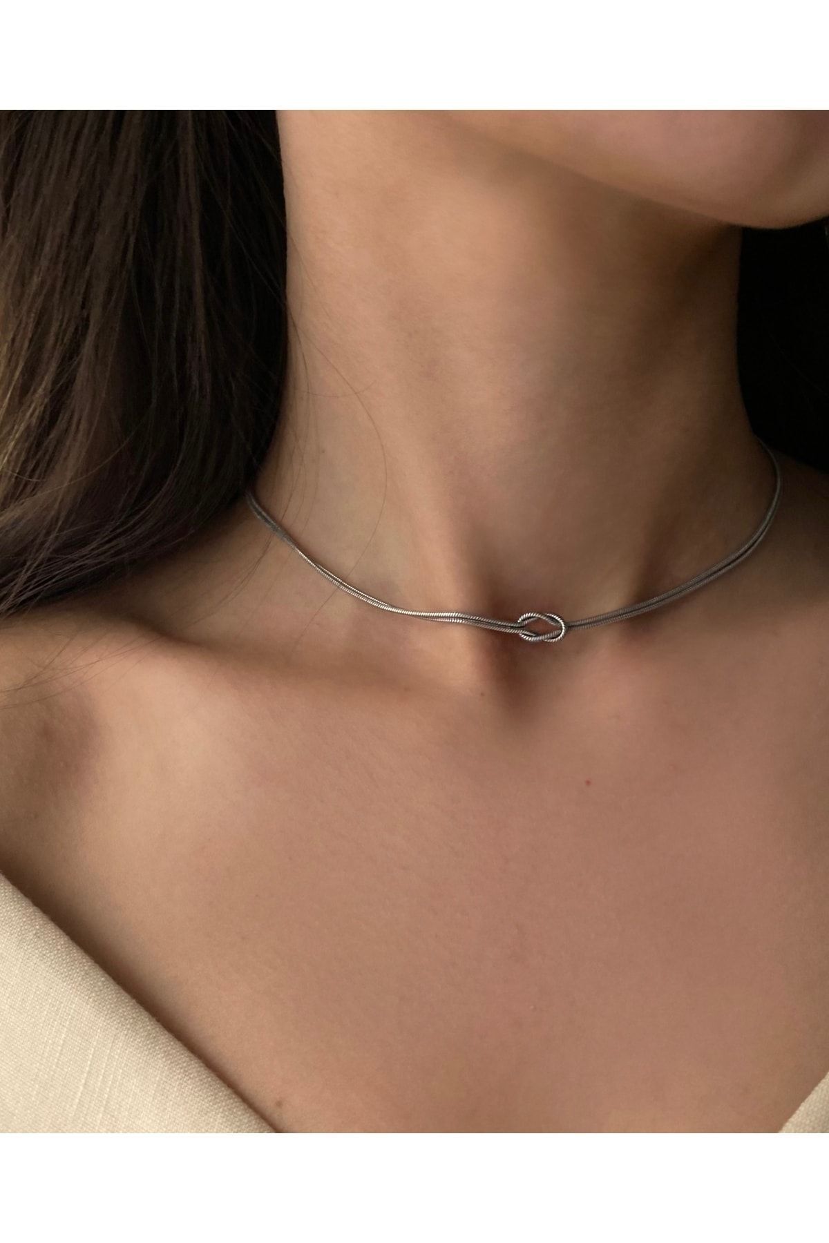 Double chain choker new arrivals