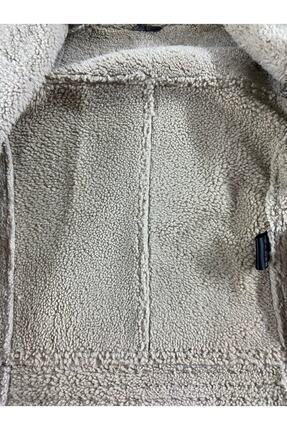 Helmut - Hakiki Kuzu Kürkü Kahverengi Erkek Ceket Image 4