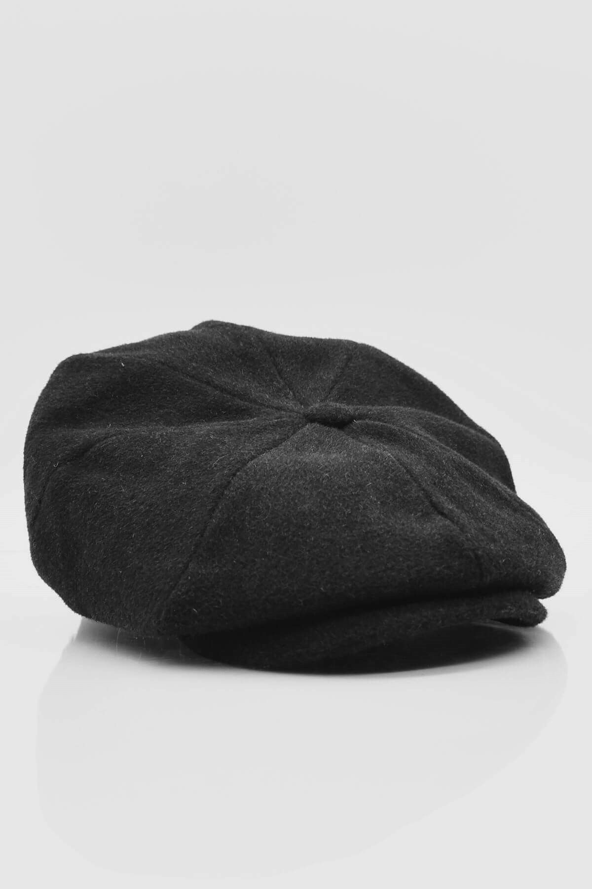 K lah Italian Cap Black Men s Hat Cashmere Wool Cap Trendyol
