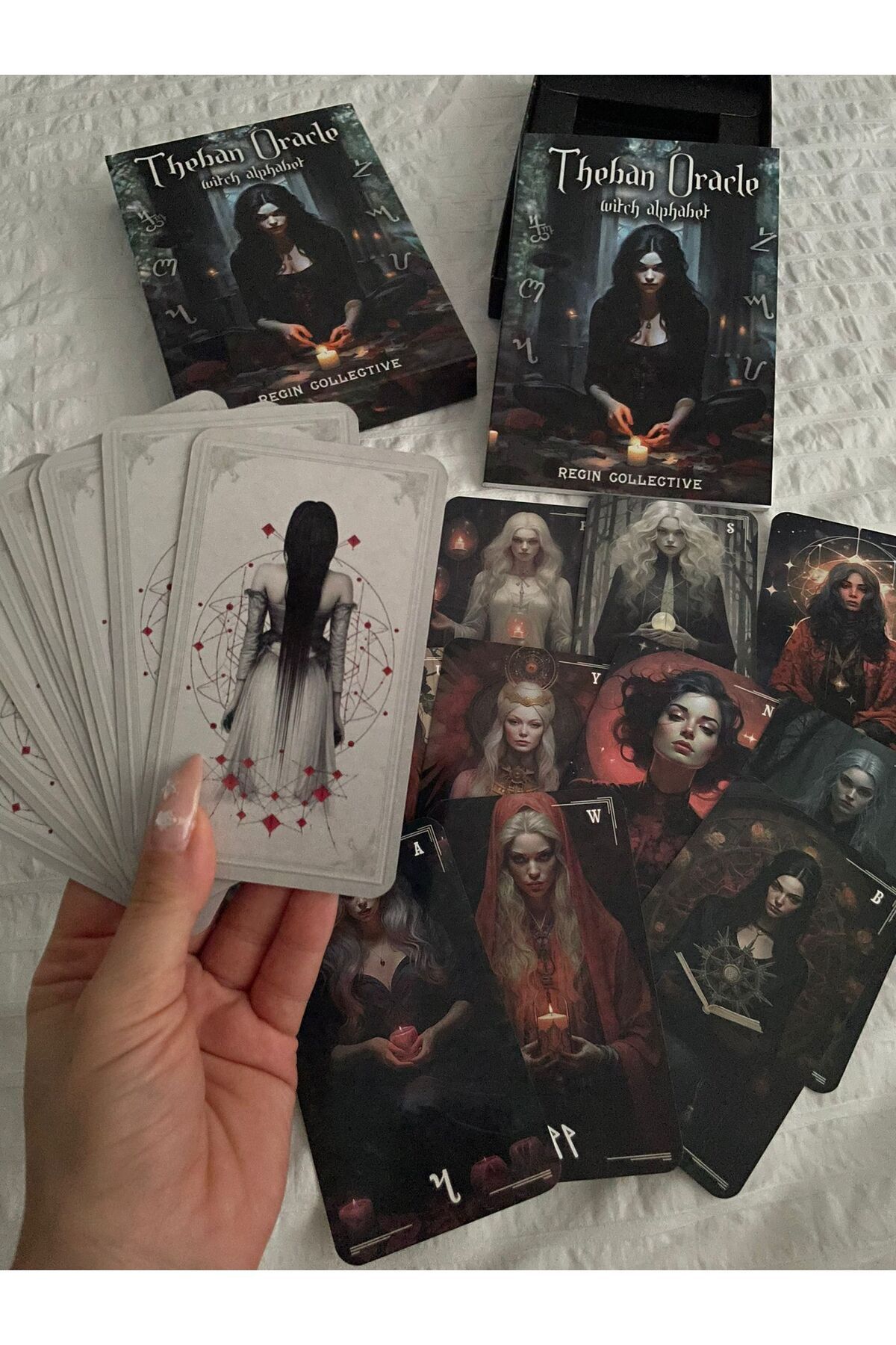 Theban Oracle Witch Alphabet I Witch Alphabet and Divination Cards