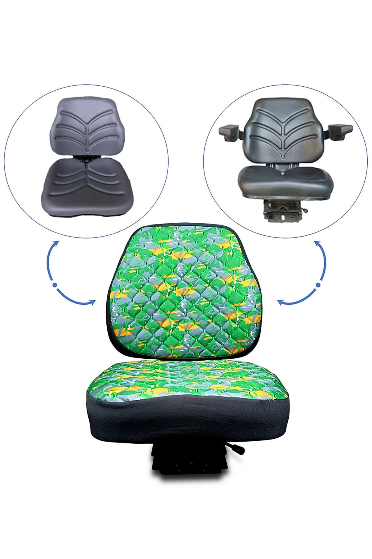 binbir trend traktor koltuk kilifi tum traktorler yesil kamuflaj bb 370 fiyati yorumlari trendyol
