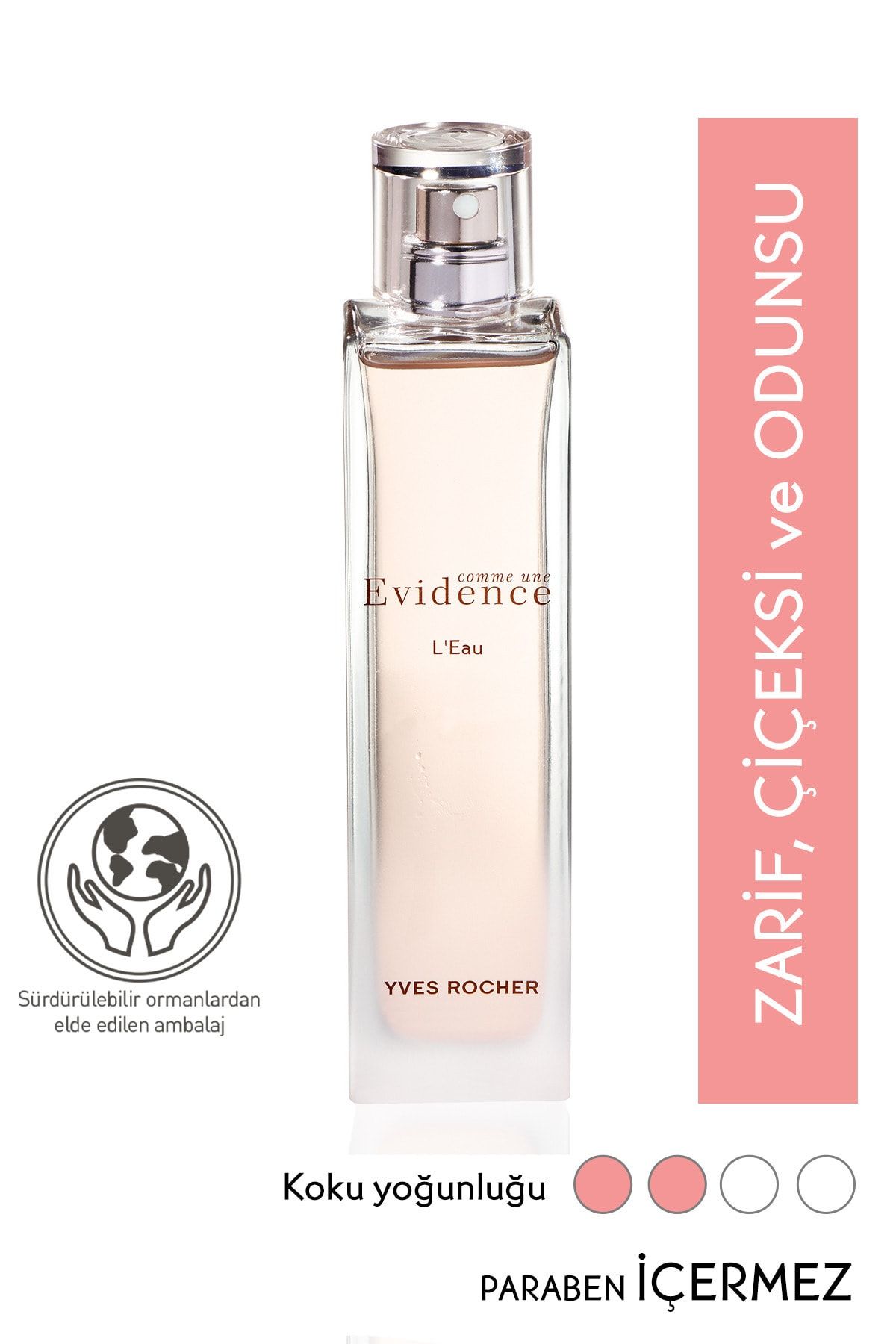 yves rocher comme une evidence edt 75 ml fiyati yorumlari trendyol