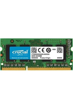 4Gb Ddr3 1600Mhz Cl11 Notebook Ram Ct51264Bf160B (Kutusuz) (1.35V) Image 0