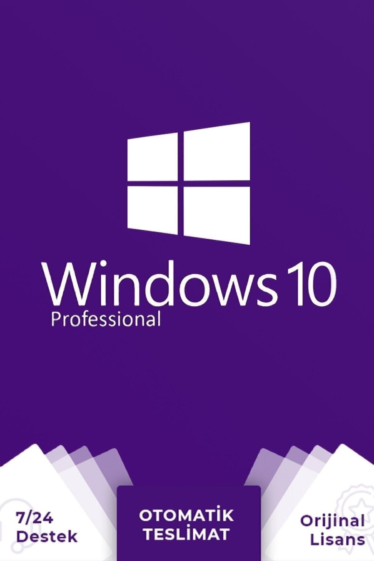 microsoft studios windows 10 pro lisans 32 64 bit uyumlu omur boyu fiyati yorumlari trendyol