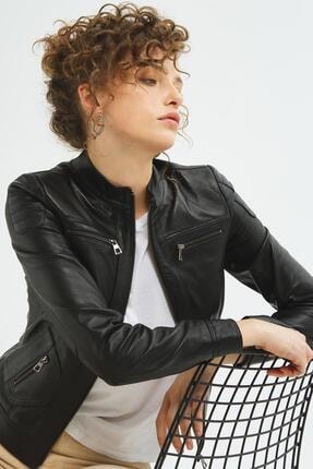 Kadın Siyah Ceket Image 2