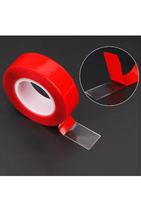 Şeffaf Akrilik Silikon Bant Çift Taraflı Bant Montaj Bandı 18mm X 2m Image 1