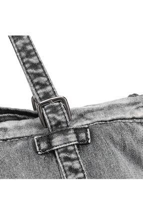 Denim Kot Kumaşı Omuz Kadın Çantası Barcelona 3216 Image 7