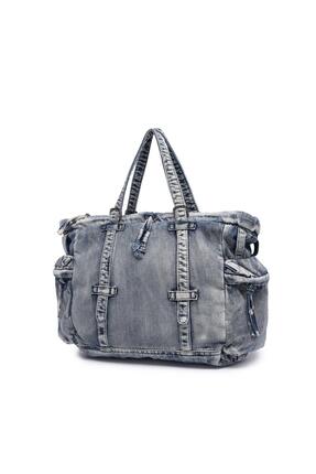 Denim Kot Kumaşı Omuz Kadın Çantası Barcelona 3216 Image 5