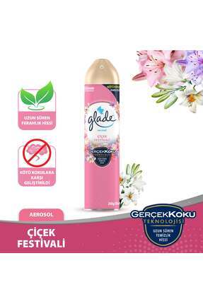 Hava Tazeleyici Aerosol, Oda Kokusu Çiçek Festivali 300ml Image 0