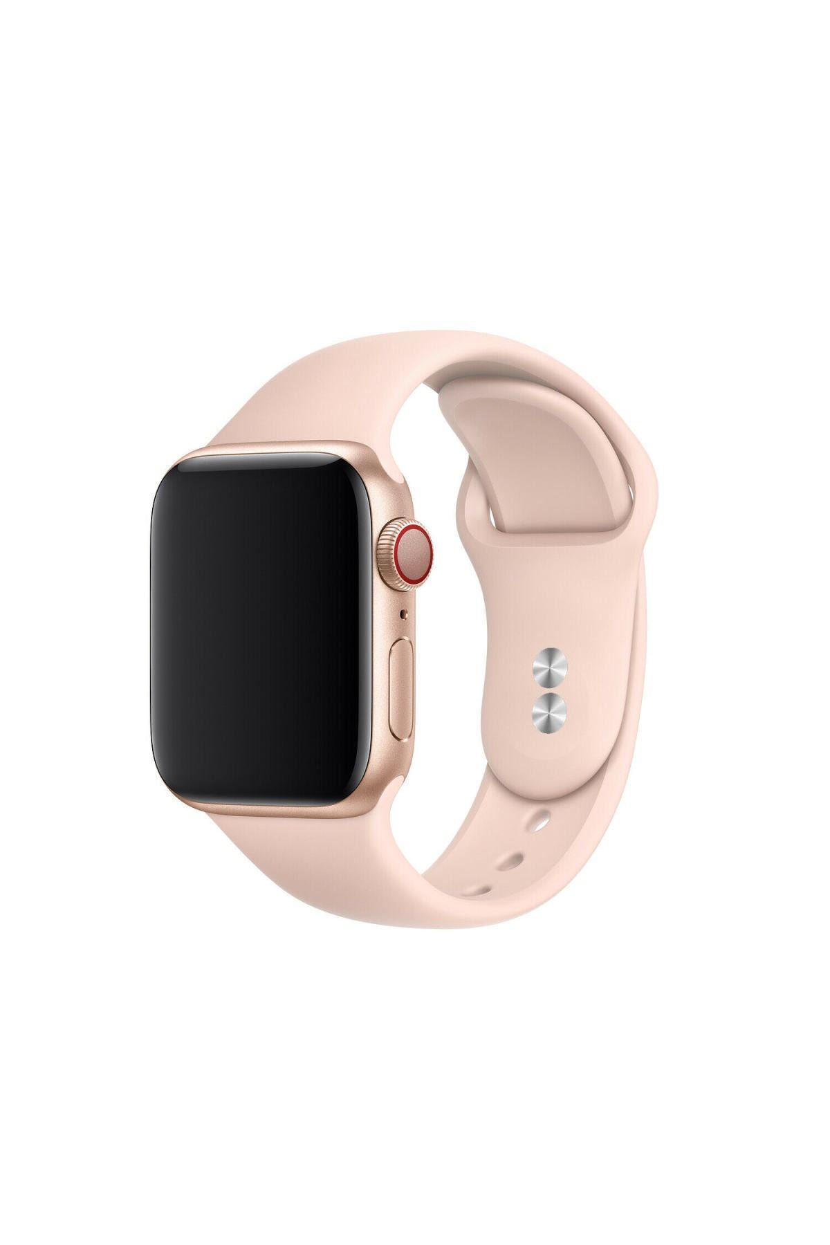 Bili im Akademi Apple Watch 2 3 4 5 6 Compatible Sand Pink Sports