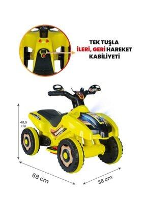 Müzikli Ve Led Işıklı Akülü Atv 6v Ranger Sarı Image 0