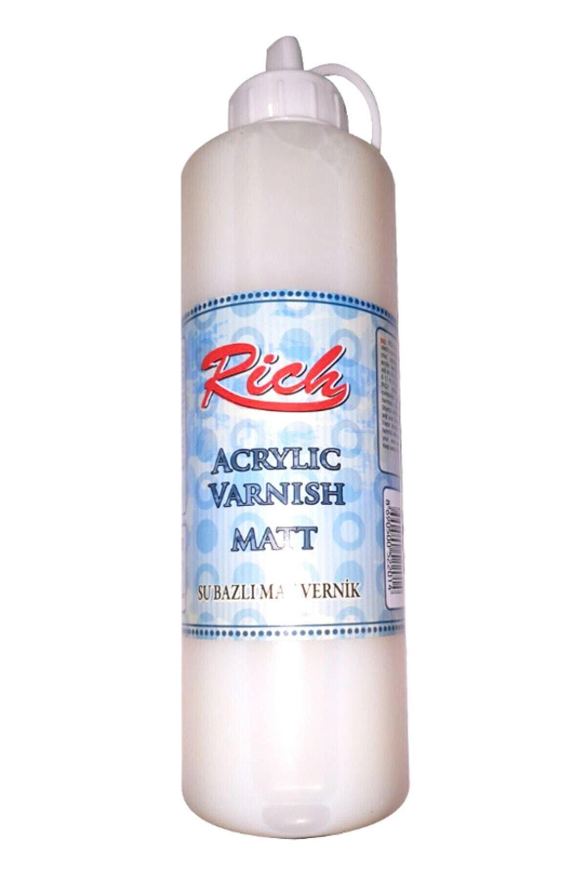 rich su bazli vernik mat matt acrylic varnish 500 cc ekonomik boy fiyati yorumlari trendyol