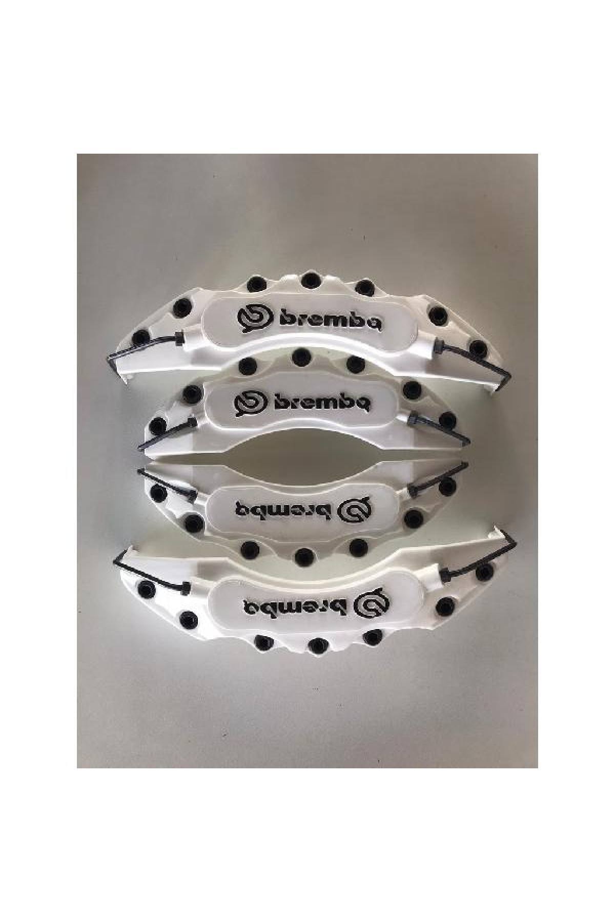 DizaynAutoGarage Peugeot206brembo Kaliper Kapağı Beyaz 4 Adet