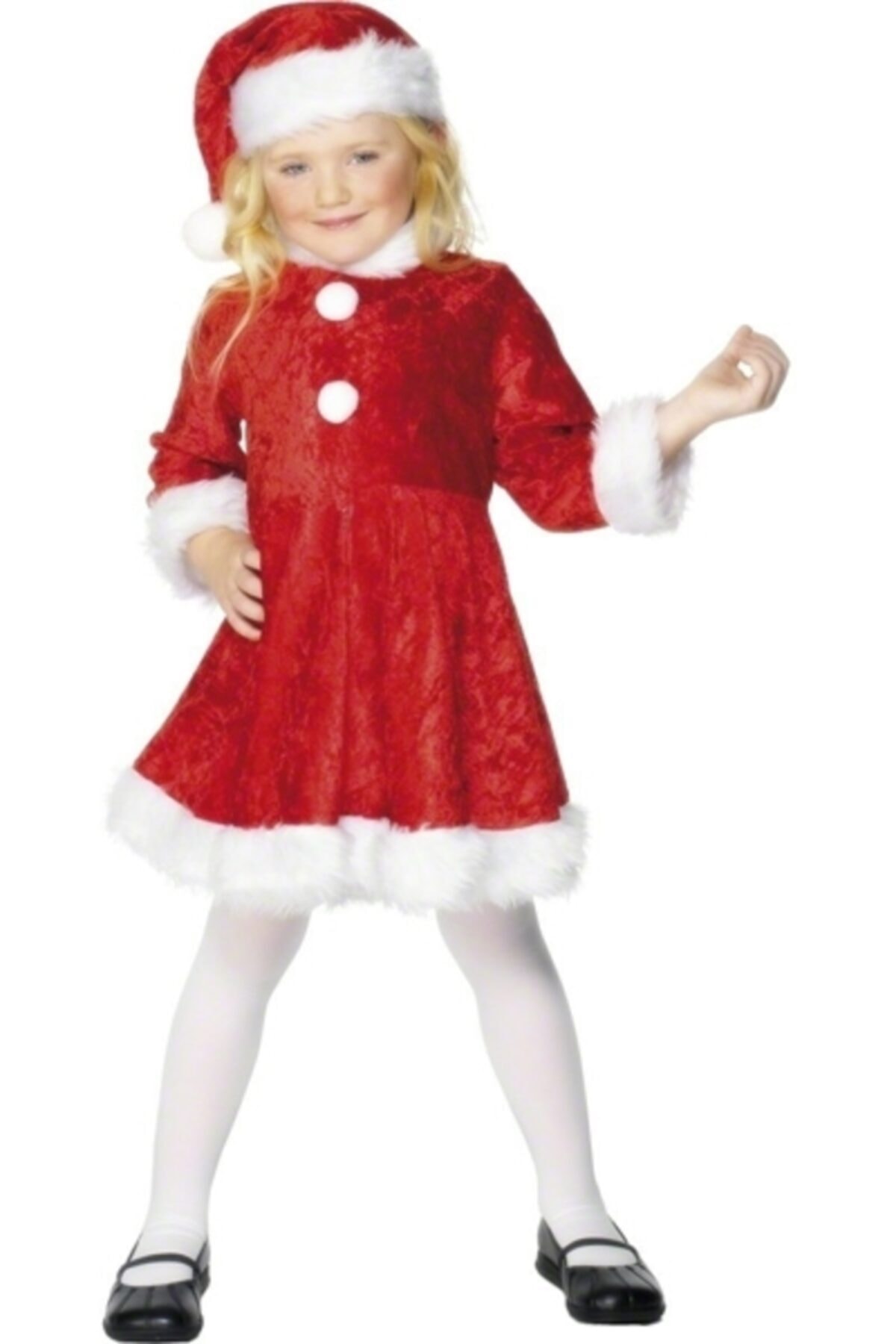 Annee Bakk Kadife Noel Anne Kostümü Çocuk