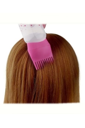 Taraklı Saç Boyama Ve Bakım Yağı Uygulama Şişesi Doldurulabilir Boş Şişe Image 4