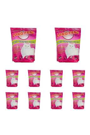 Neo Pet Market Long Feng Silika Kristal Kedi Kumu 3,8 Litre - 10 Adet- Kalın Taneli Image 0