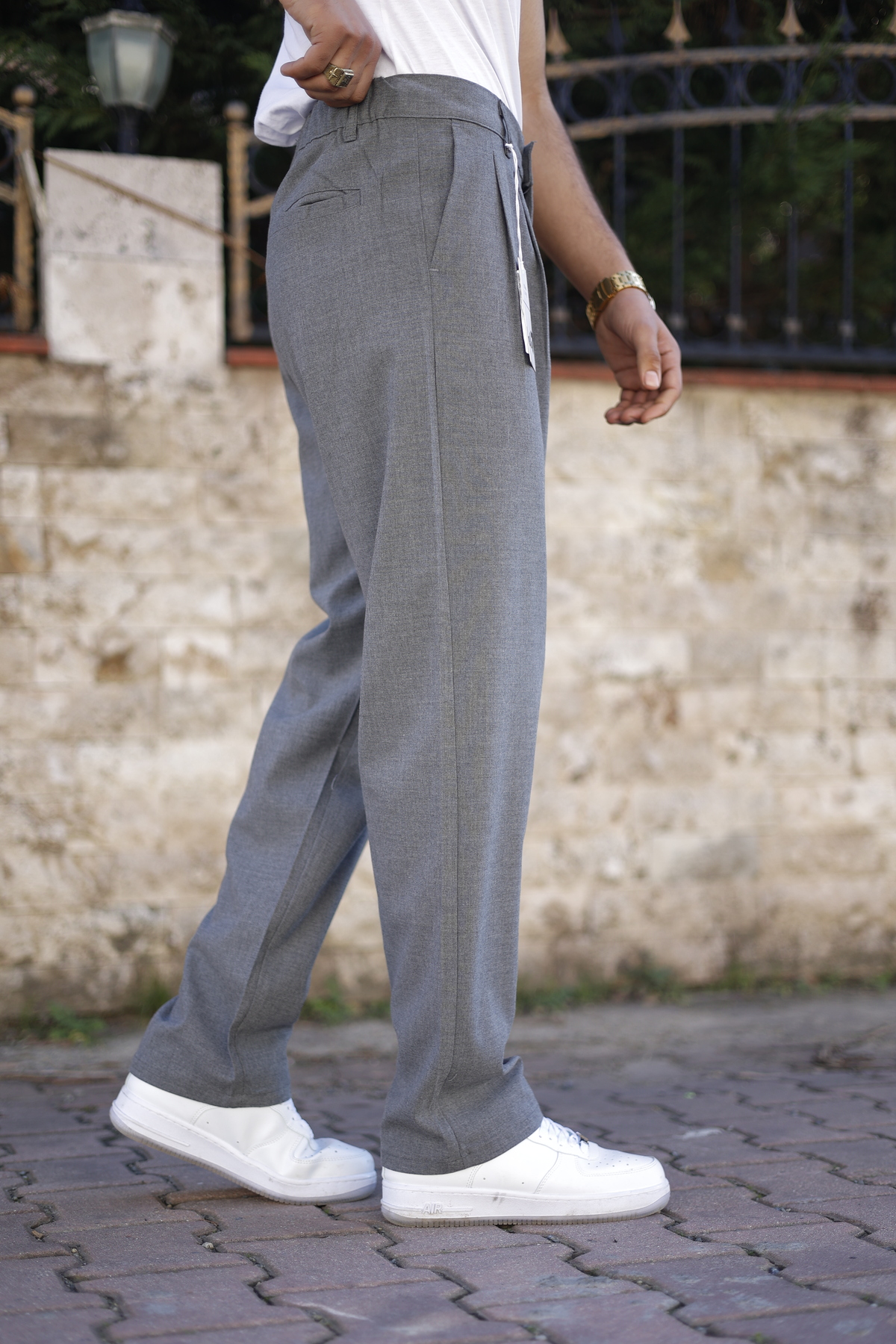 شلوار خاکستری خاکستری مردانه دوتایی شلوار خاکستری دوتایی فصل جدید