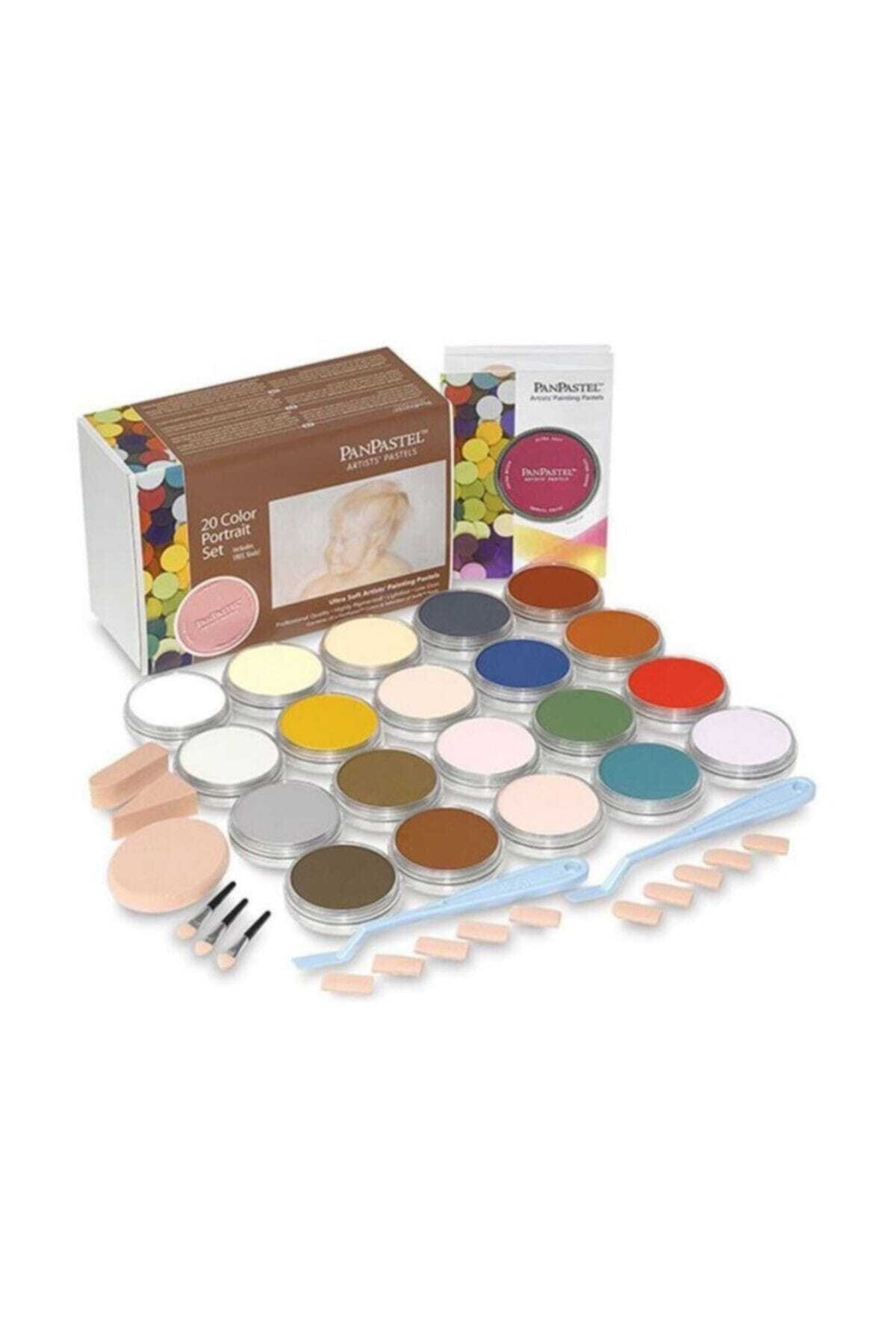 Panpastel Portre Set 20 Renk + Aksesuar