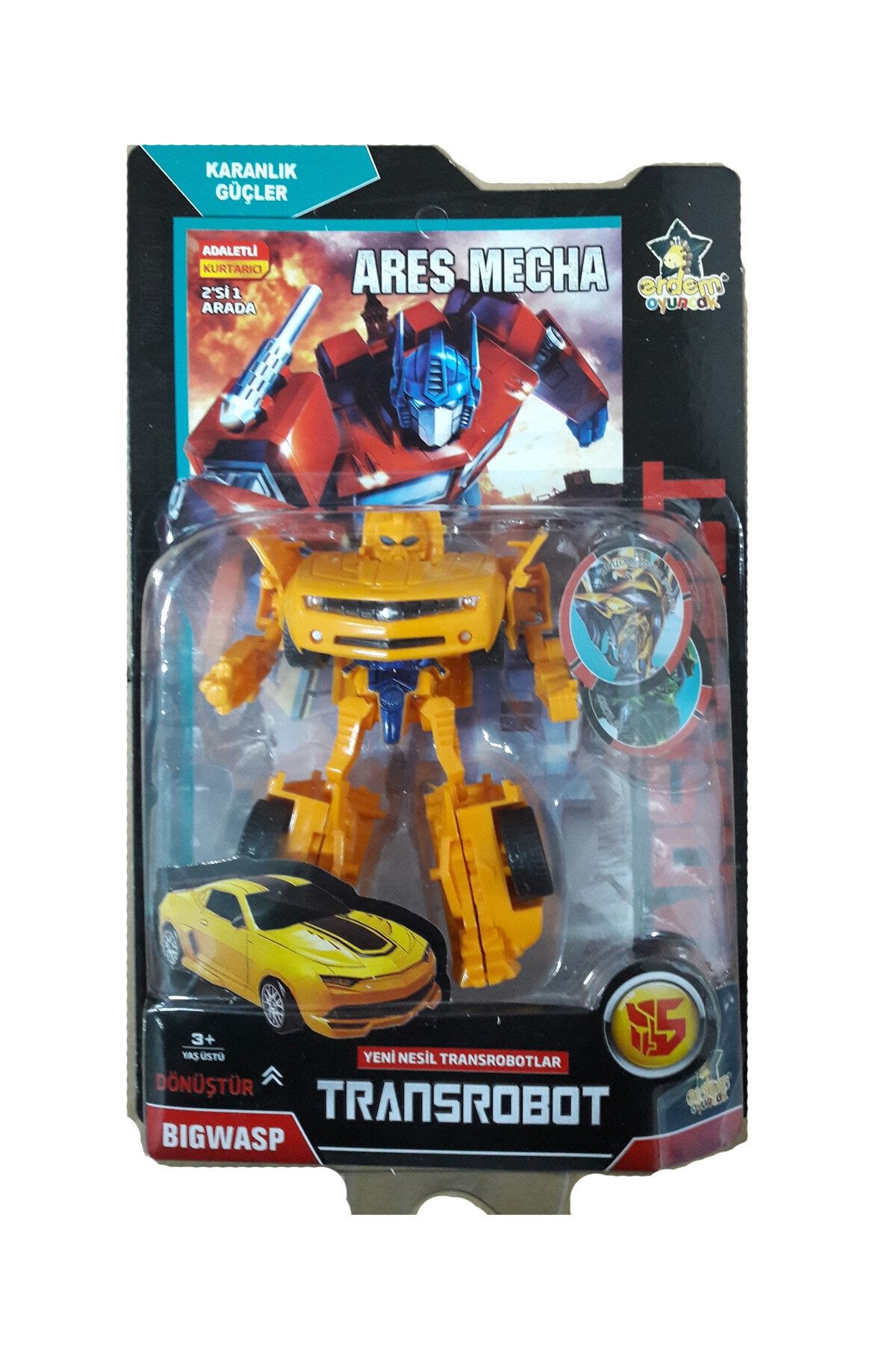 oyuncak sokagi erdem robot olan araba bumble be sari fiyati yorumlari trendyol