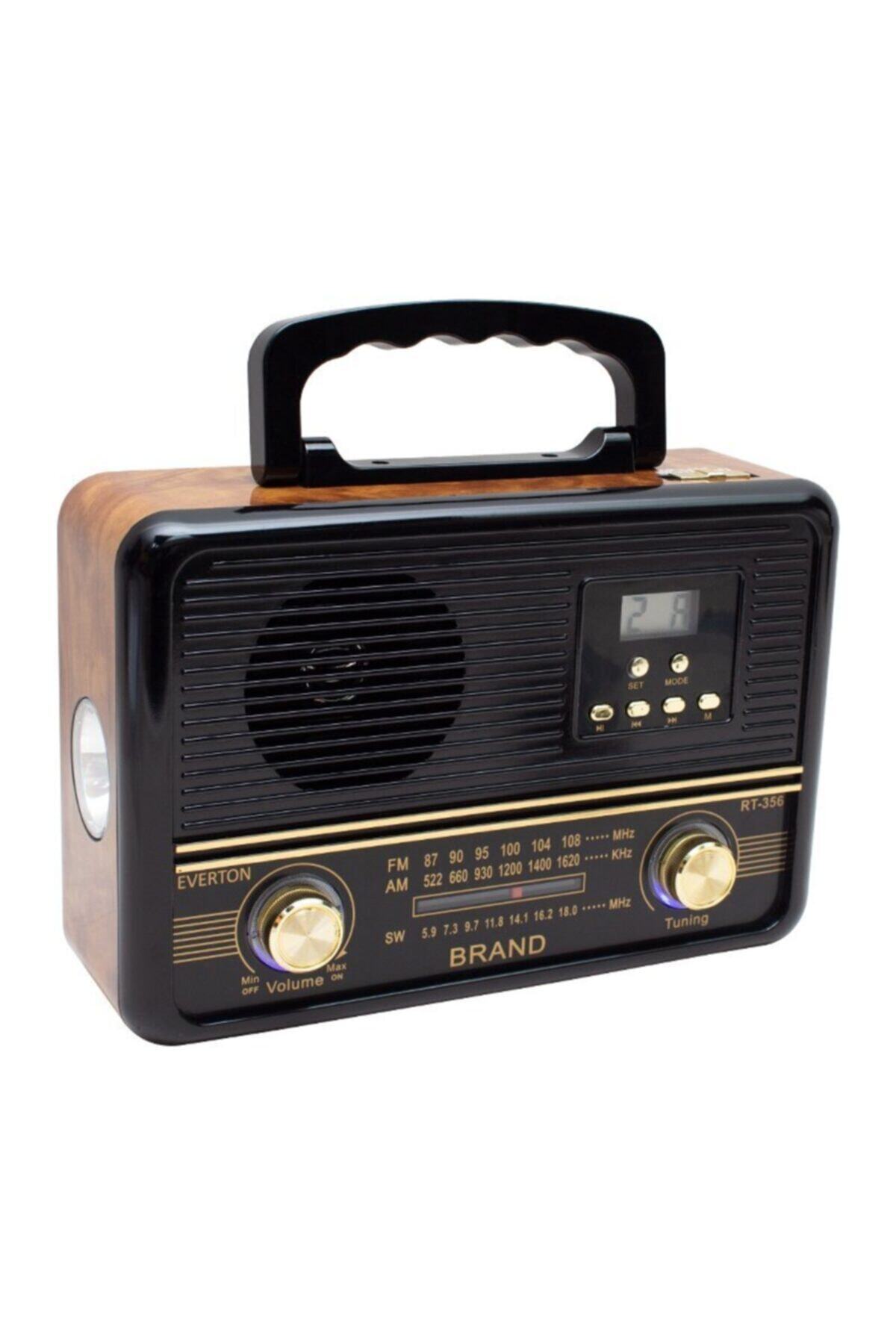 ataşbey Rt-356 Nostaljik Prototip Radyo Müzik Kutusu Bluetooth Usb Saatli