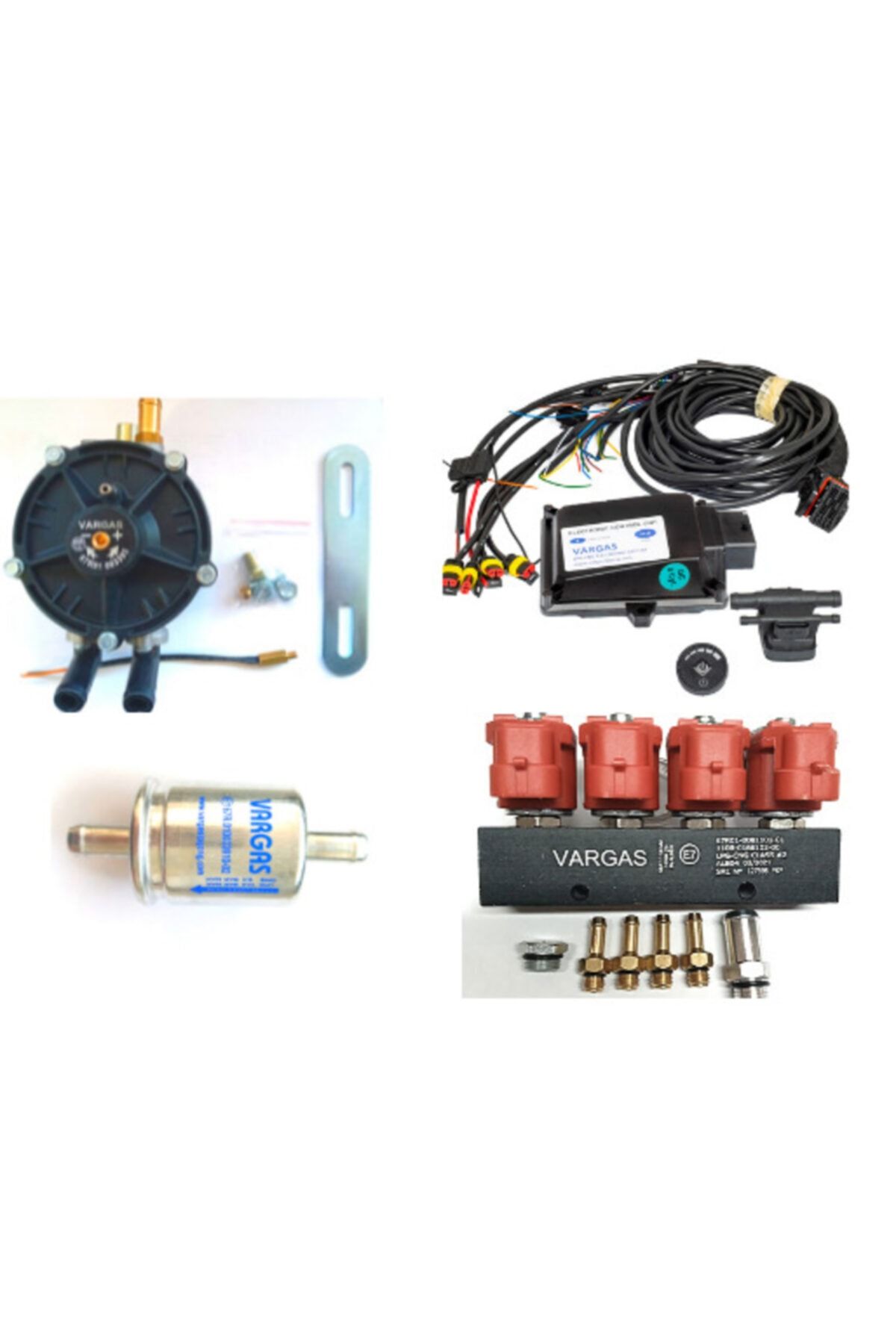 VARGAS AUTOGAS SYSTEMS Lpg Sıralı Ön Kit 48 Pin Micro 140kw
