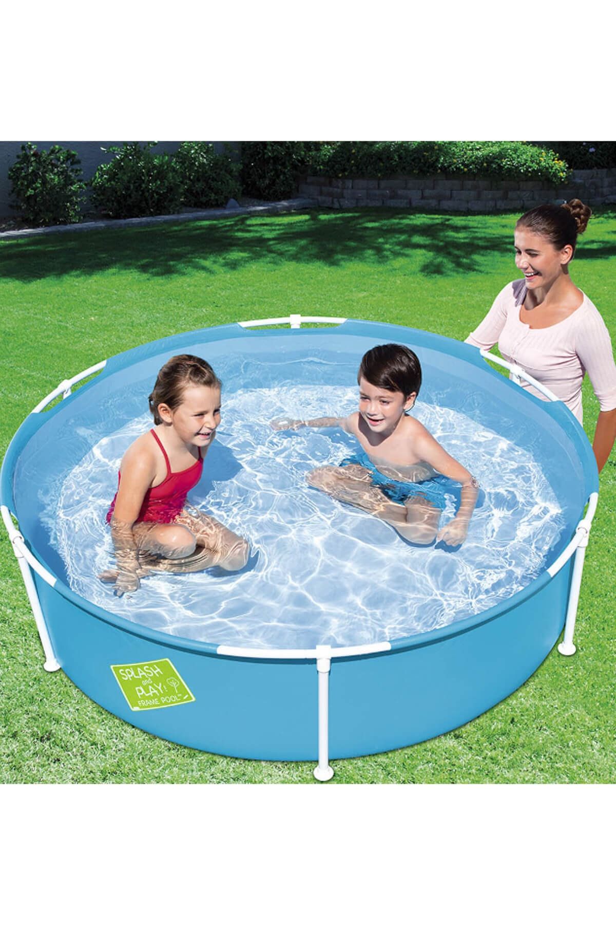 BESTWAY Yılın Ilk Fırsatları - Prefabrik Çocuk Havuzu 152 Cm X 38 Cm 56283 - ™ Beyaz At®