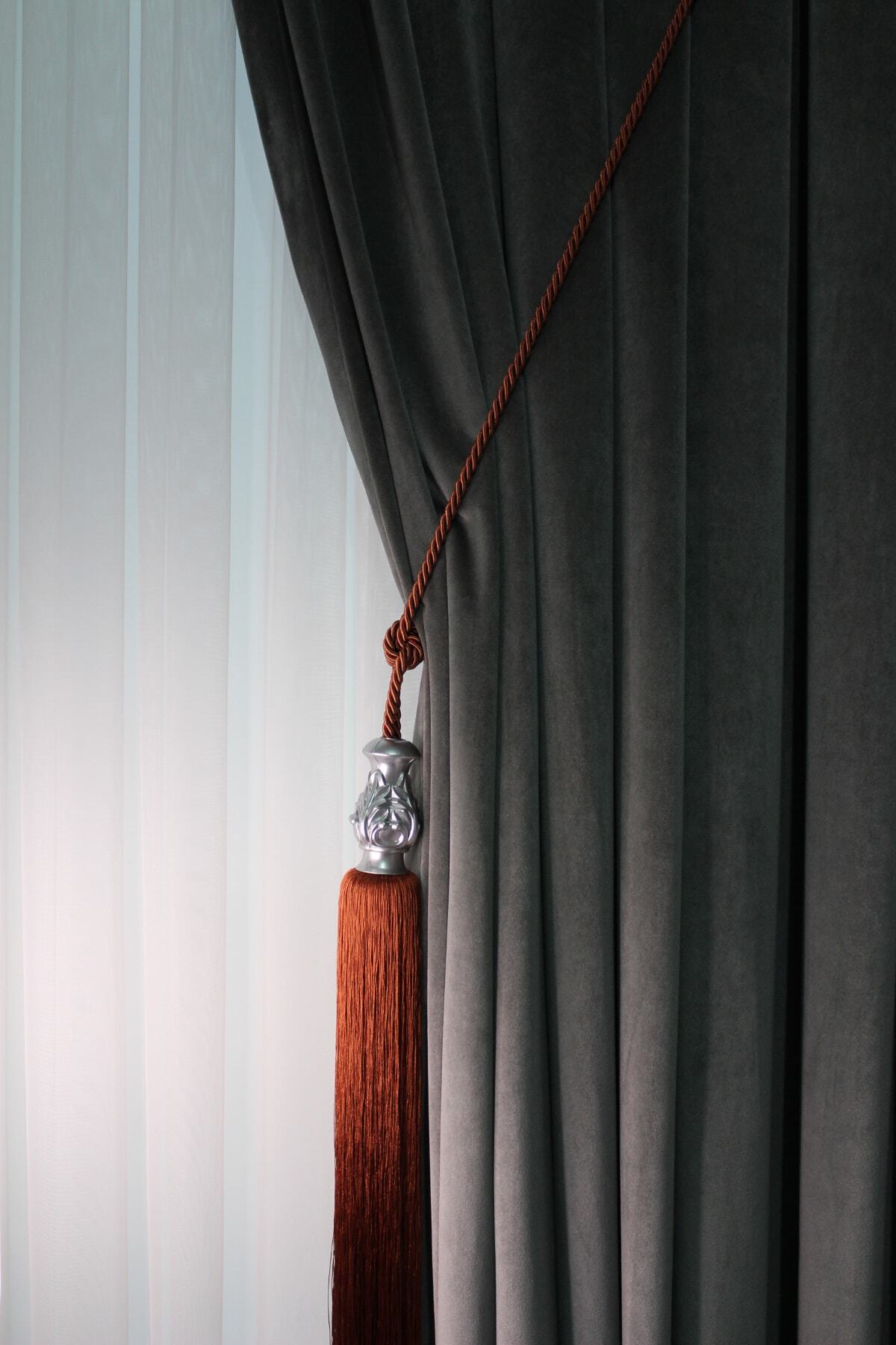 ŞİRİNLER Luxury Tavan Braçol (Tarçın) Yaprak Gümüş - Lüks Fon Perde Korniş Bağlama Aksesuarı